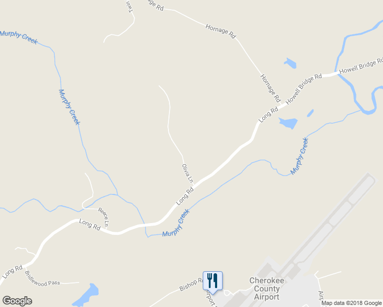 map of restaurants, bars, coffee shops, grocery stores, and more near 160 Olivia Lane in Ball Ground