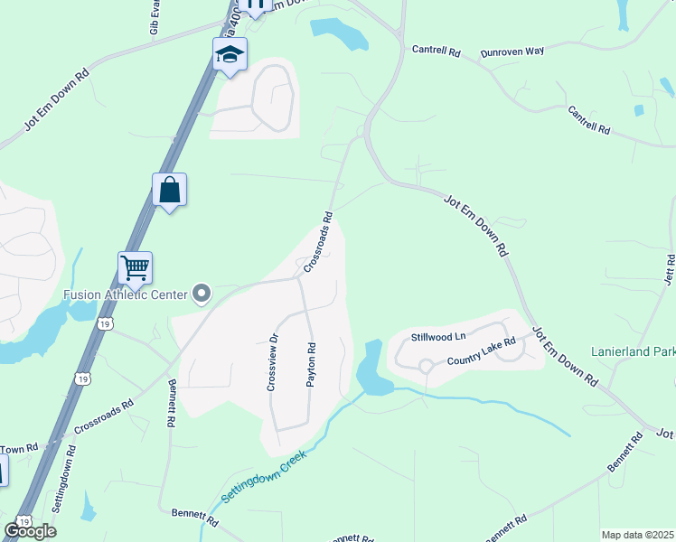 map of restaurants, bars, coffee shops, grocery stores, and more near 6790 India Lane in Cumming