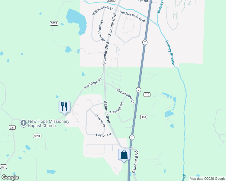 map of restaurants, bars, coffee shops, grocery stores, and more near 27 Shackleford Road in Oxford