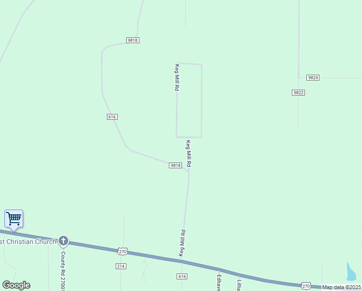 map of restaurants, bars, coffee shops, grocery stores, and more near 585 Keg Mill Road in Sheridan