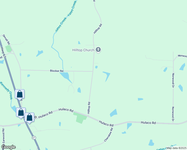 map of restaurants, bars, coffee shops, grocery stores, and more near 460 Hilltop Road in Joppa
