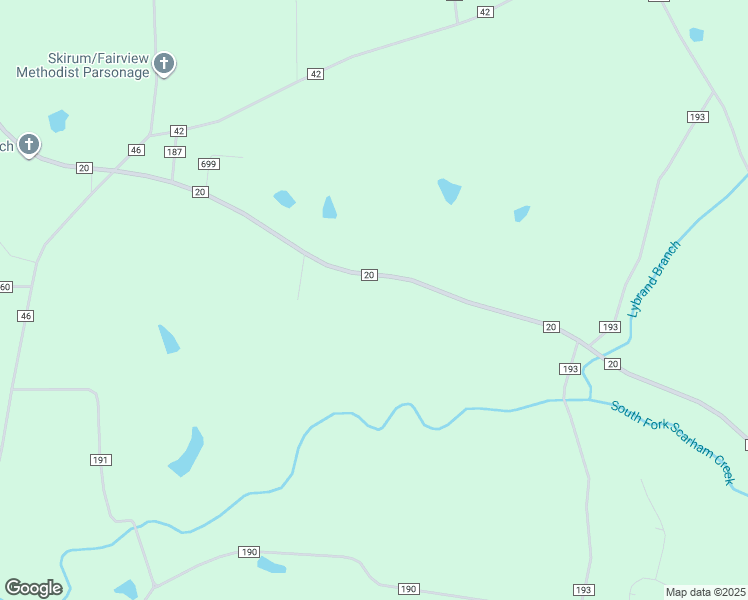 map of restaurants, bars, coffee shops, grocery stores, and more near 2079 County Road 20 in Dawson