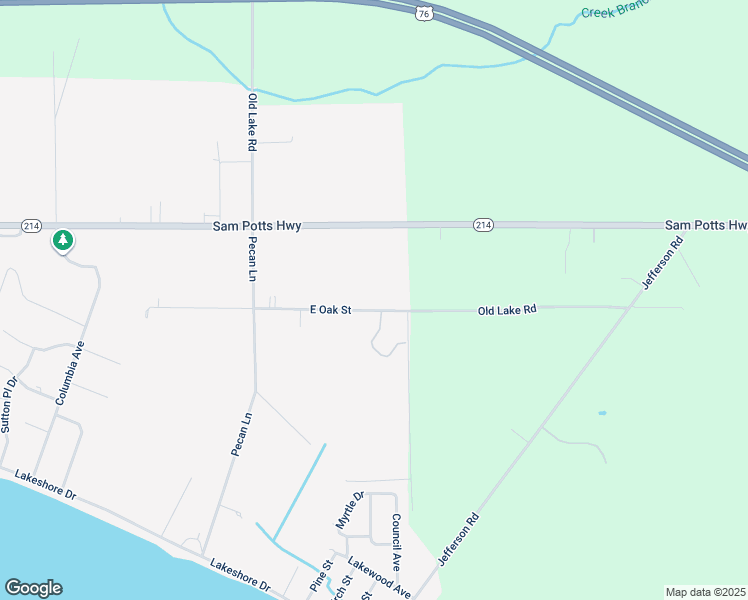 map of restaurants, bars, coffee shops, grocery stores, and more near 404 East Oak Street in Lake Waccamaw