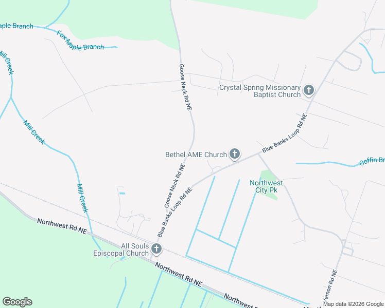 map of restaurants, bars, coffee shops, grocery stores, and more near 4991 Goose Neck Road Northeast in Riegelwood