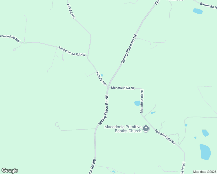 map of restaurants, bars, coffee shops, grocery stores, and more near 591 Spring Place Road Northeast in White