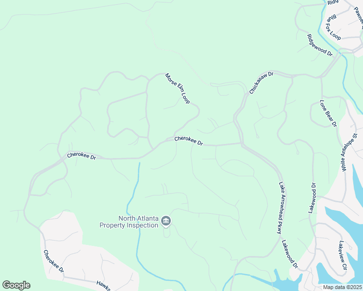 map of restaurants, bars, coffee shops, grocery stores, and more near 105 Morse Elm Court in Waleska