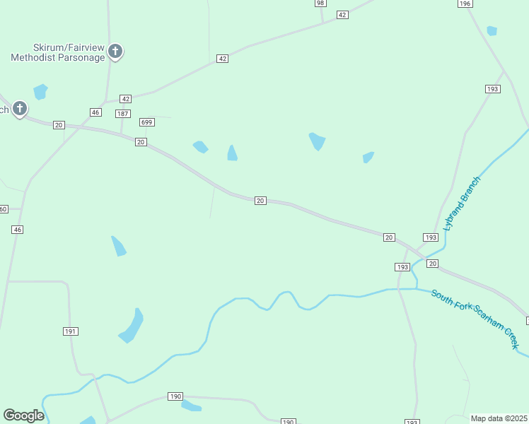 map of restaurants, bars, coffee shops, grocery stores, and more near 2079 County Road 20 in Dawson