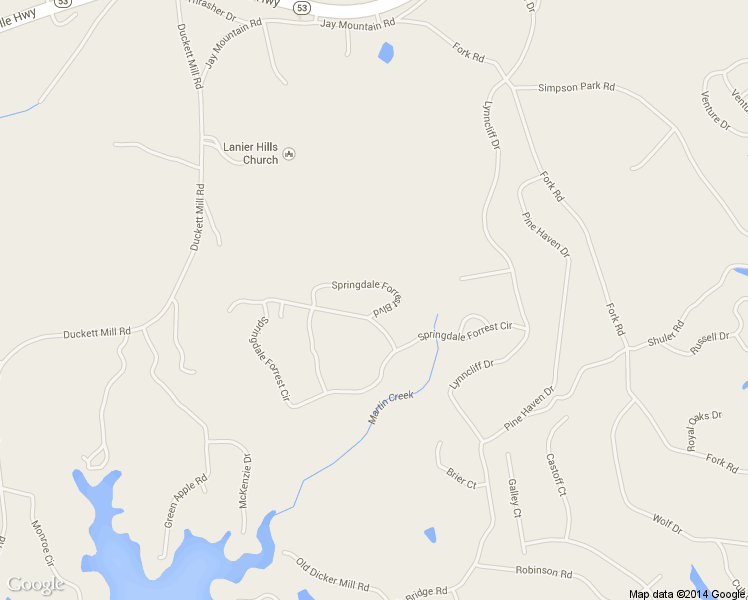 map of restaurants, bars, coffee shops, grocery stores, and more near 3490 Springdale Forrest Blvd in Gainesville