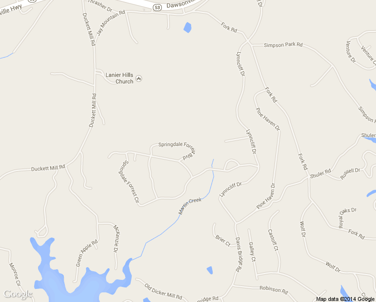 map of restaurants, bars, coffee shops, grocery stores, and more near 3472 Springdale Forrest Boulevard in Gainesville