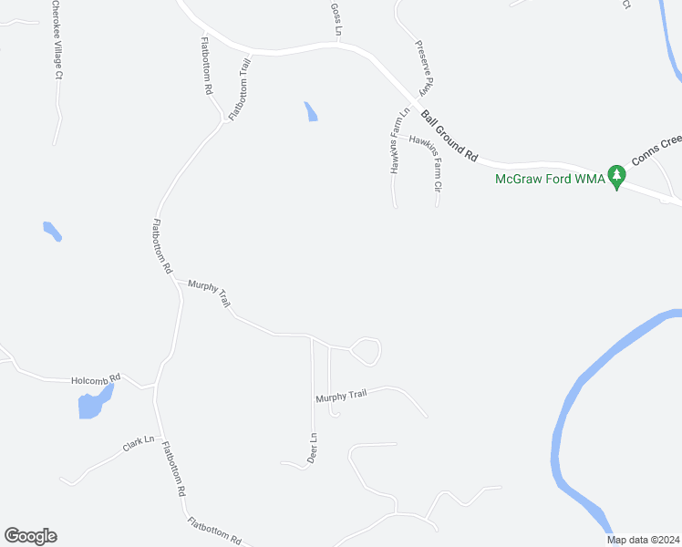 map of restaurants, bars, coffee shops, grocery stores, and more near 251 Murphy Trail in Ball Ground