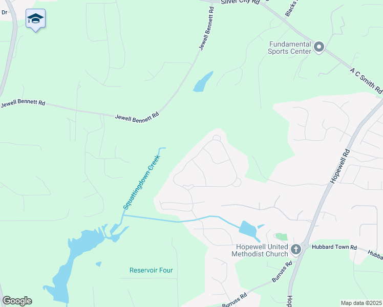 map of restaurants, bars, coffee shops, grocery stores, and more near 6915 Rambling Vale in Cumming