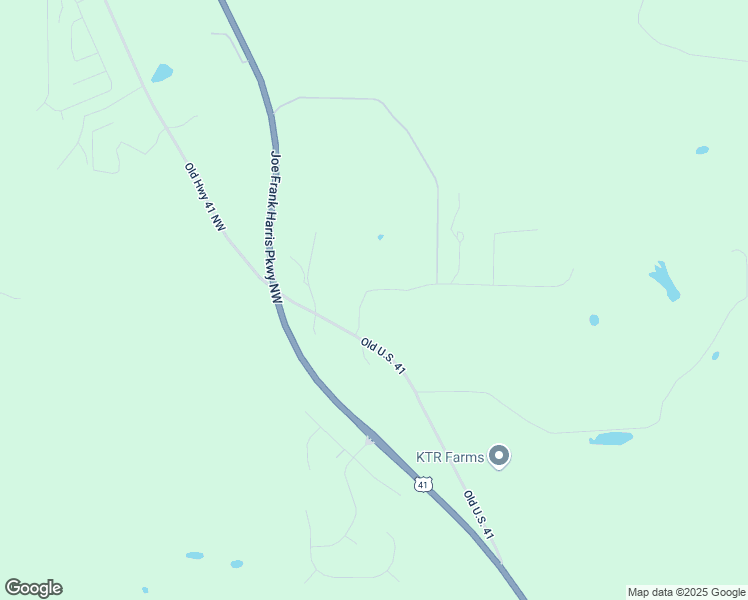 map of restaurants, bars, coffee shops, grocery stores, and more near 16 Bailey Road Northwest in Adairsville