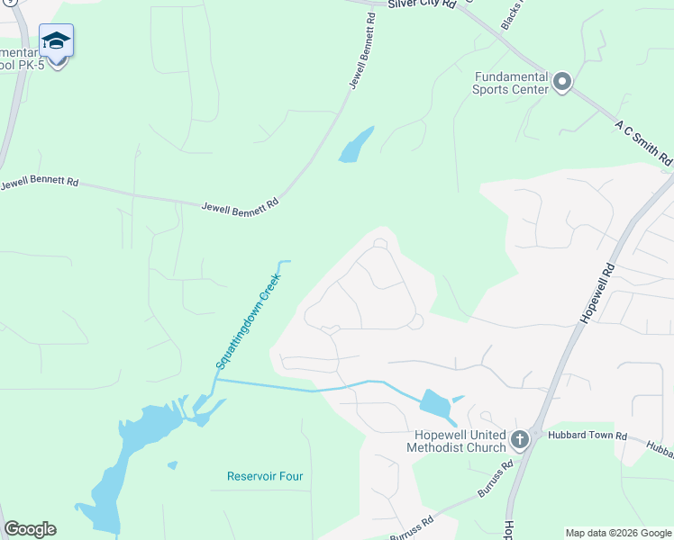 map of restaurants, bars, coffee shops, grocery stores, and more near 6475 Jewell Bennett Road in Dawsonville