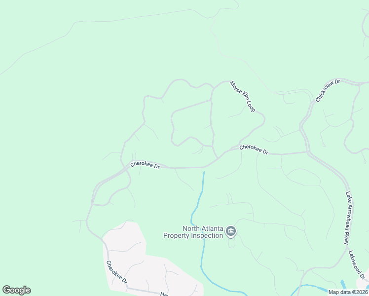 map of restaurants, bars, coffee shops, grocery stores, and more near 145 Little Coyote Loop in Waleska