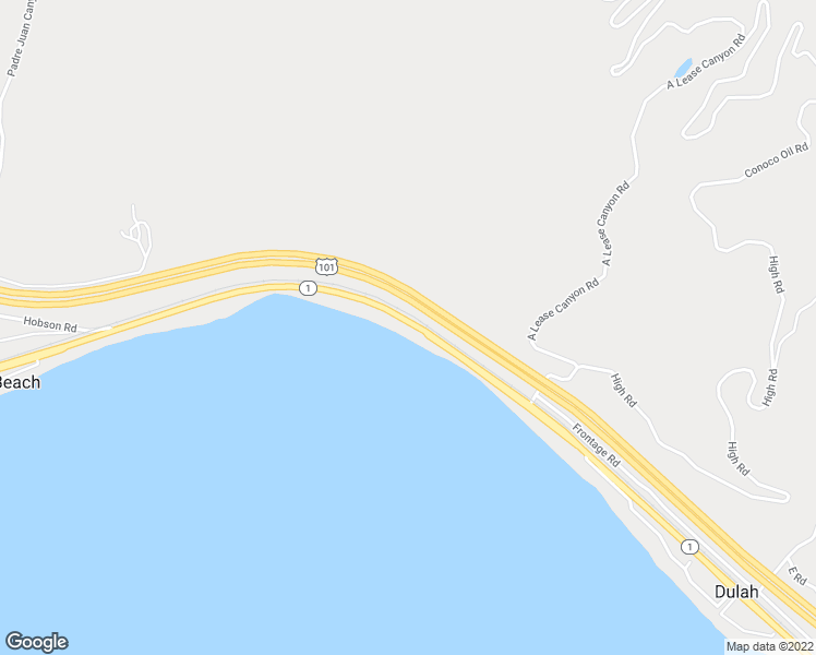 map of restaurants, bars, coffee shops, grocery stores, and more near 3428 Pacific Coast Highway in Ventura
