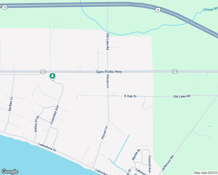 map of restaurants, bars, coffee shops, grocery stores, and more near 195 Pecan Lane in Lake Waccamaw
