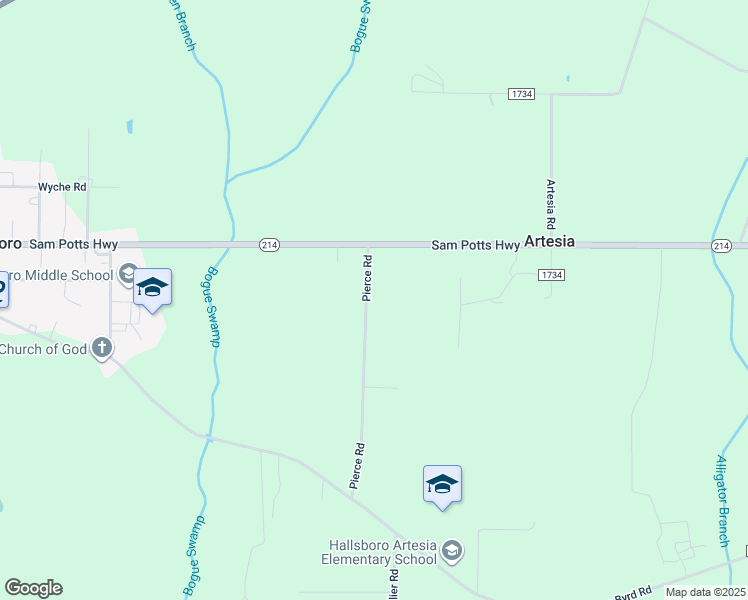 map of restaurants, bars, coffee shops, grocery stores, and more near 35 Pierce Road in Hallsboro