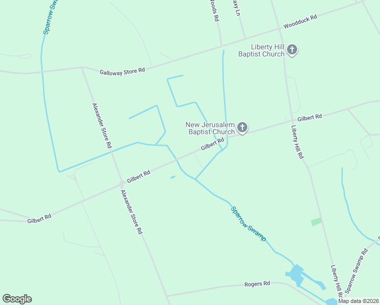 map of restaurants, bars, coffee shops, grocery stores, and more near 3232-3398 Gilbert Road in Hartsville