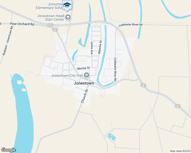 map of restaurants, bars, coffee shops, grocery stores, and more near 312 Craddock Street in Coahoma