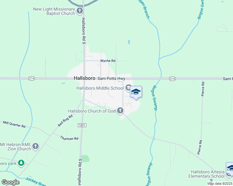 map of restaurants, bars, coffee shops, grocery stores, and more near 250 Bussy Road in Hallsboro