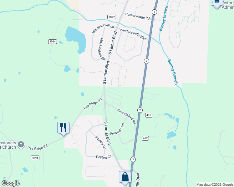 map of restaurants, bars, coffee shops, grocery stores, and more near 27 Shackelford Road in Oxford