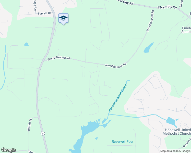 map of restaurants, bars, coffee shops, grocery stores, and more near 6380 Conner Road in Dawsonville