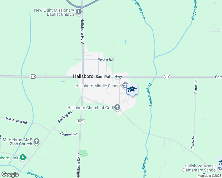 map of restaurants, bars, coffee shops, grocery stores, and more near 234 Bussy Road in Hallsboro
