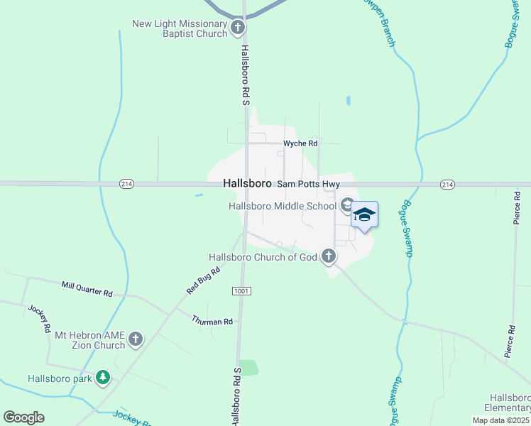 map of restaurants, bars, coffee shops, grocery stores, and more near 66 Bussy Road in Hallsboro