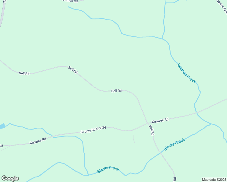 map of restaurants, bars, coffee shops, grocery stores, and more near 1400 Bell Road in Iva