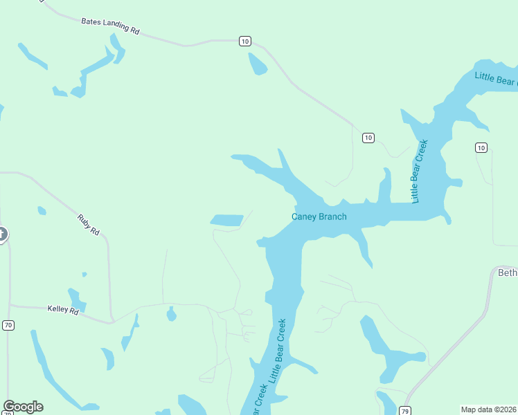 map of restaurants, bars, coffee shops, grocery stores, and more near 1601 Kelley Road in Phil Campbell