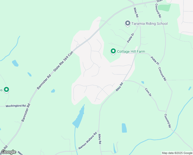 map of restaurants, bars, coffee shops, grocery stores, and more near 7155 Bannister Park Lane in Cumming