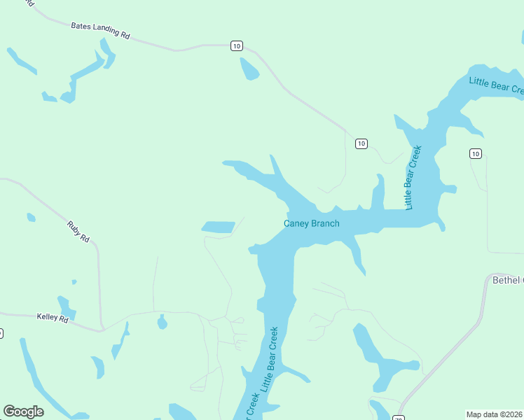 map of restaurants, bars, coffee shops, grocery stores, and more near 1601 Kelley Road in Phil Campbell