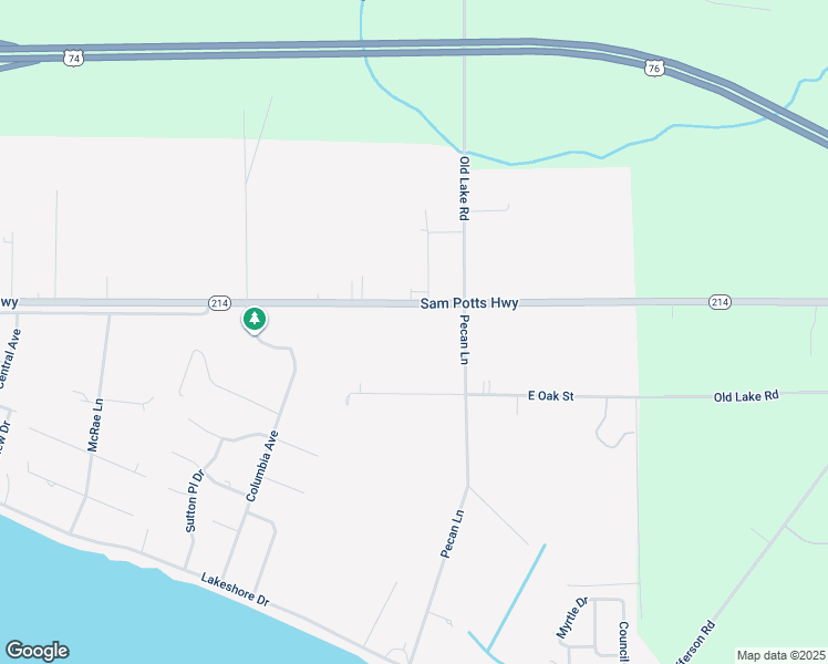 map of restaurants, bars, coffee shops, grocery stores, and more near in Lake Waccamaw