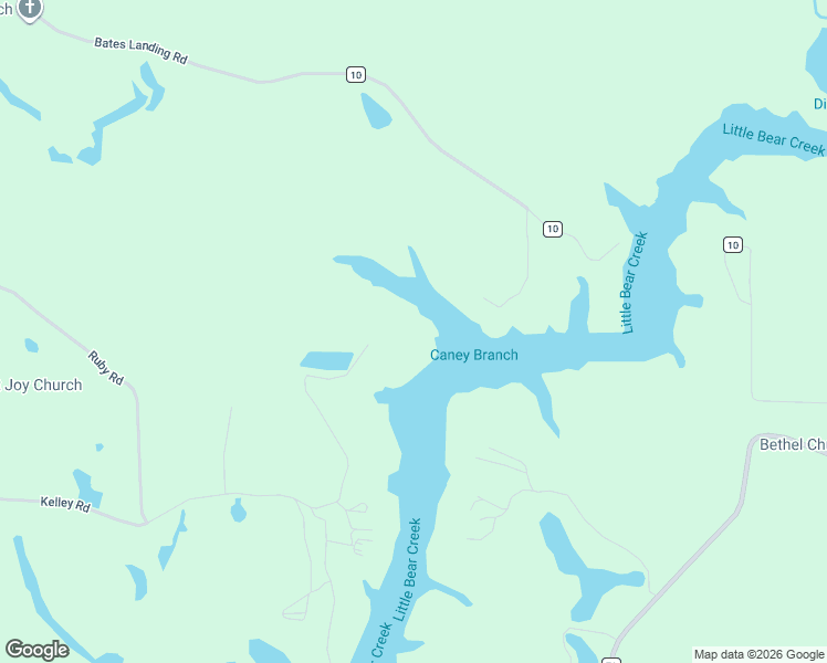 map of restaurants, bars, coffee shops, grocery stores, and more near 1606 Kelley Road in Phil Campbell
