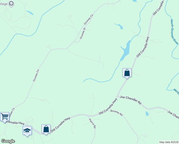 map of restaurants, bars, coffee shops, grocery stores, and more near 2782 Sawyer Mill Drive in Gainesville