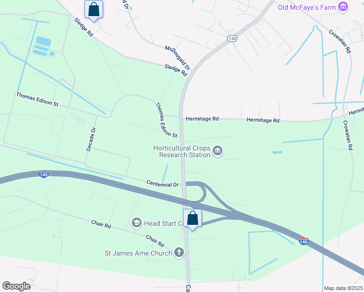 map of restaurants, bars, coffee shops, grocery stores, and more near 3821 Castle Hayne Rd in Castle Hayne