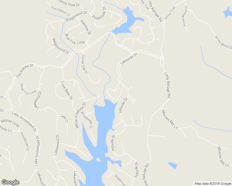 map of restaurants, bars, coffee shops, grocery stores, and more near 211 Lakeside Drive in Waleska