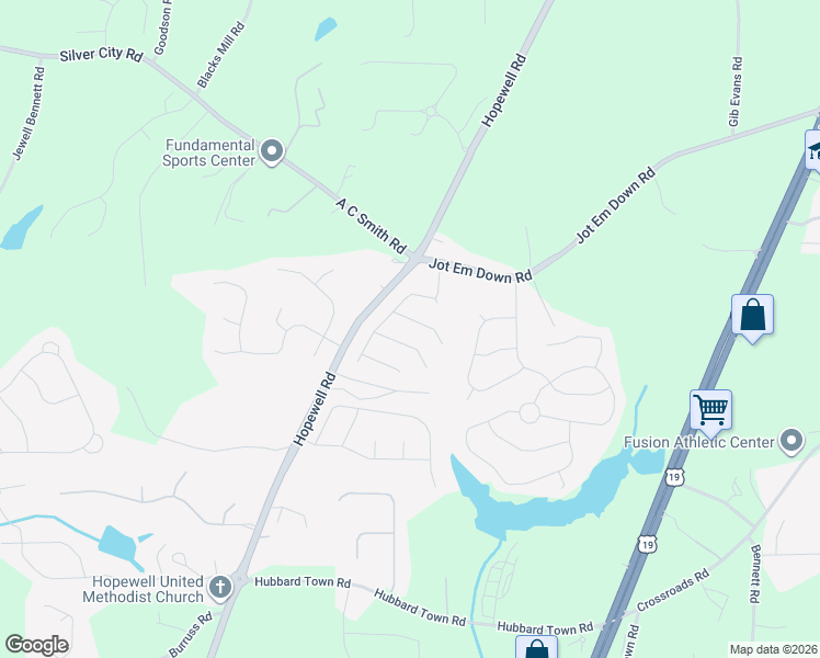 map of restaurants, bars, coffee shops, grocery stores, and more near 4240 Harvest Turn Lane in Cumming