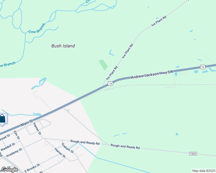 map of restaurants, bars, coffee shops, grocery stores, and more near 12583 Andrew Jackson Highway Southwest in Fair Bluff