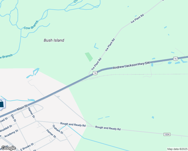 map of restaurants, bars, coffee shops, grocery stores, and more near 12583 Andrew Jackson Highway Southwest in Fair Bluff
