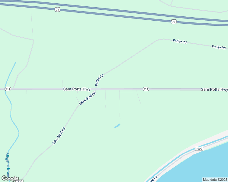 map of restaurants, bars, coffee shops, grocery stores, and more near 6944 Sam Potts Highway in Hallsboro