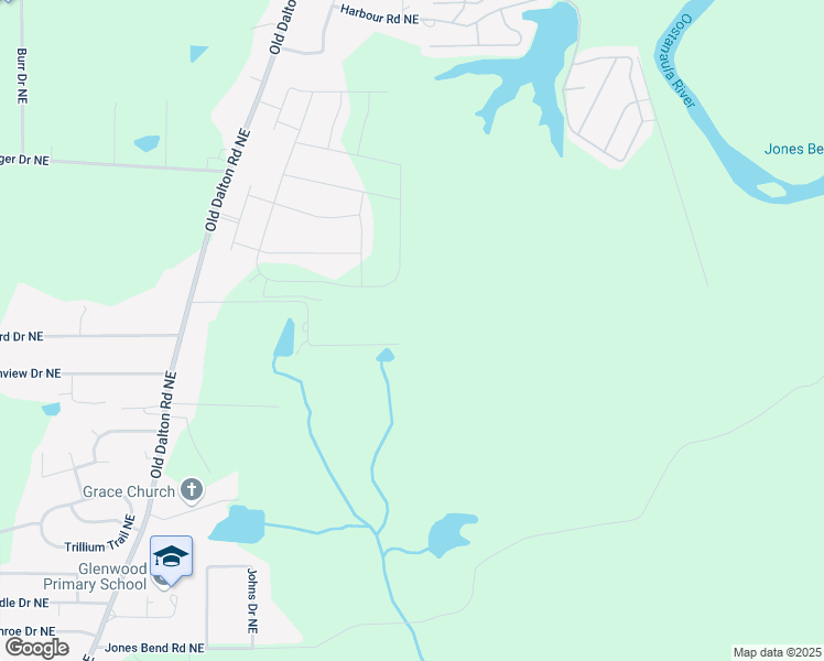 map of restaurants, bars, coffee shops, grocery stores, and more near 296 Painter Road Northeast in Rome
