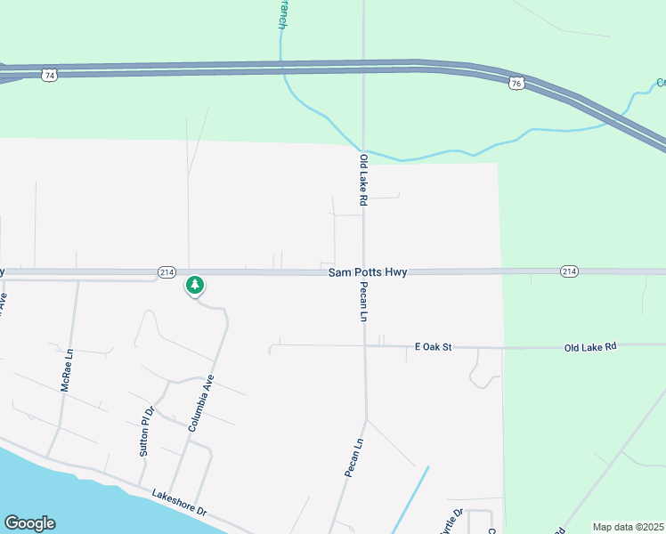 map of restaurants, bars, coffee shops, grocery stores, and more near 108 Wananish Avenue in Lake Waccamaw