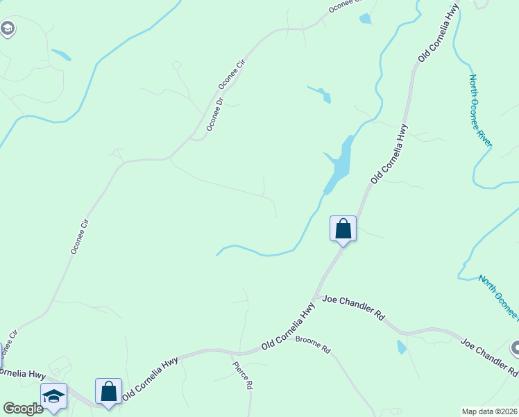 map of restaurants, bars, coffee shops, grocery stores, and more near 2808 Sawyer Mill Drive in Gainesville