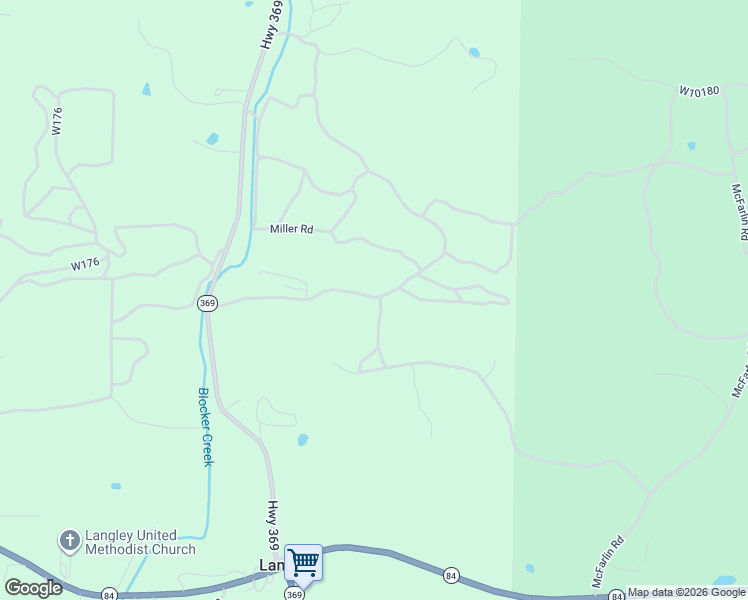 map of restaurants, bars, coffee shops, grocery stores, and more near Dunson Road in Langley