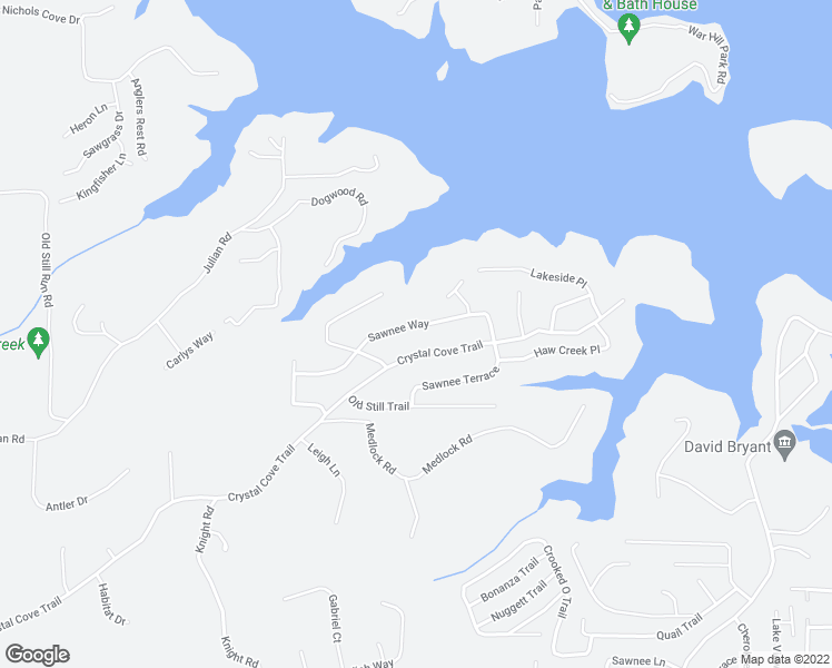 map of restaurants, bars, coffee shops, grocery stores, and more near 6690 Sawnee Way in Gainesville