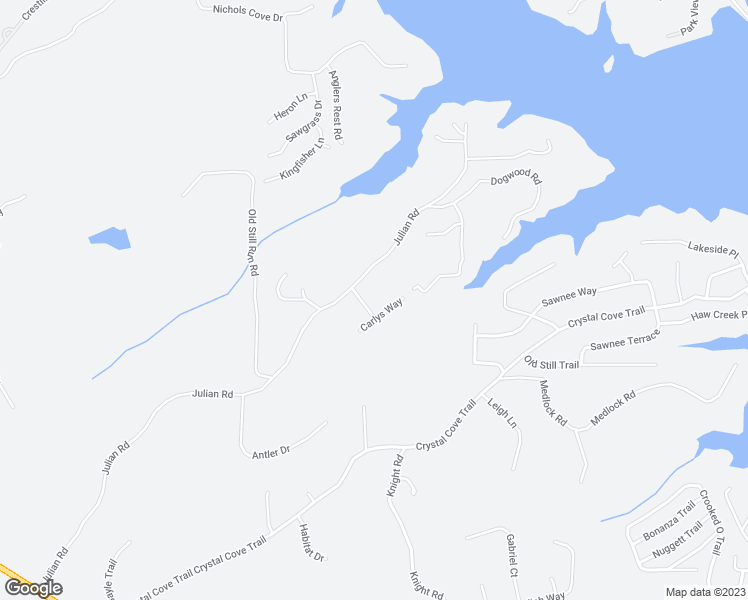 map of restaurants, bars, coffee shops, grocery stores, and more near 6255 Julian Ridge Road in Gainesville