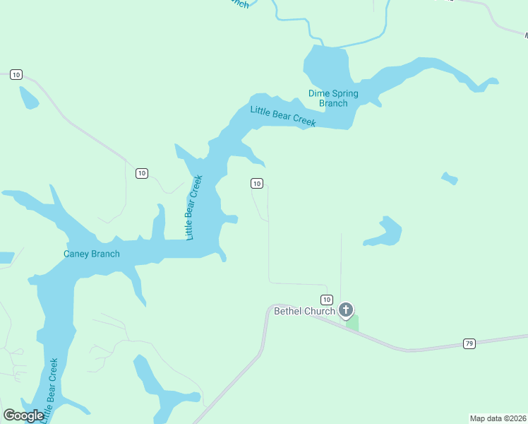 map of restaurants, bars, coffee shops, grocery stores, and more near 571 Cothrum Road in Phil Campbell