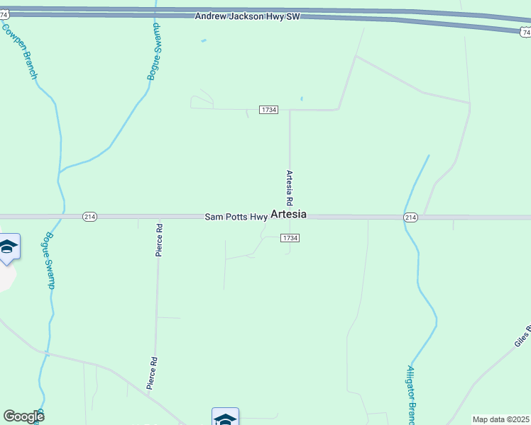 map of restaurants, bars, coffee shops, grocery stores, and more near 5555 Sam Potts Highway in Hallsboro