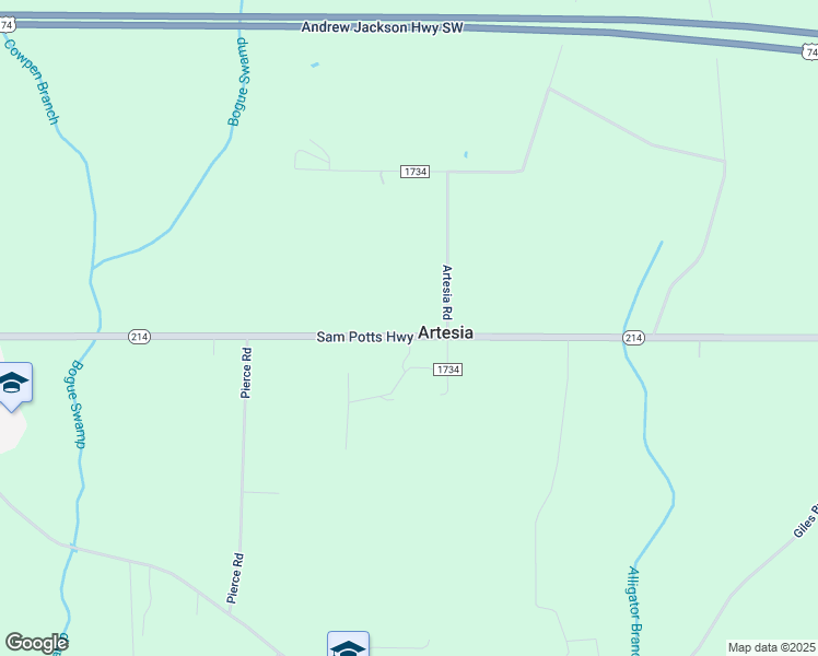 map of restaurants, bars, coffee shops, grocery stores, and more near 5555 Sam Potts Highway in Hallsboro